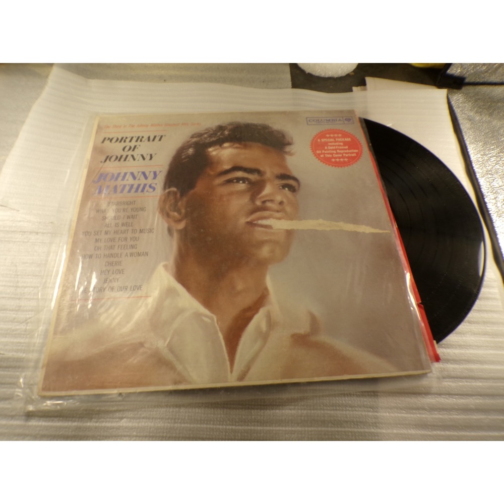 Johnny Mathis Portrait of Johnny Vinyl LP Columbia Records CL 1644 33 RPM 12"